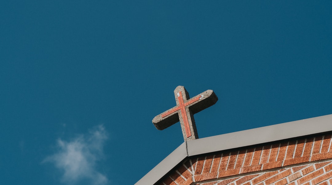 brown concrete cross