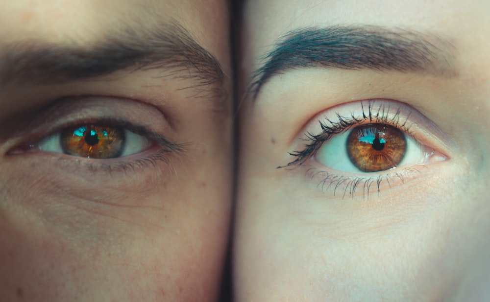 person's eyes