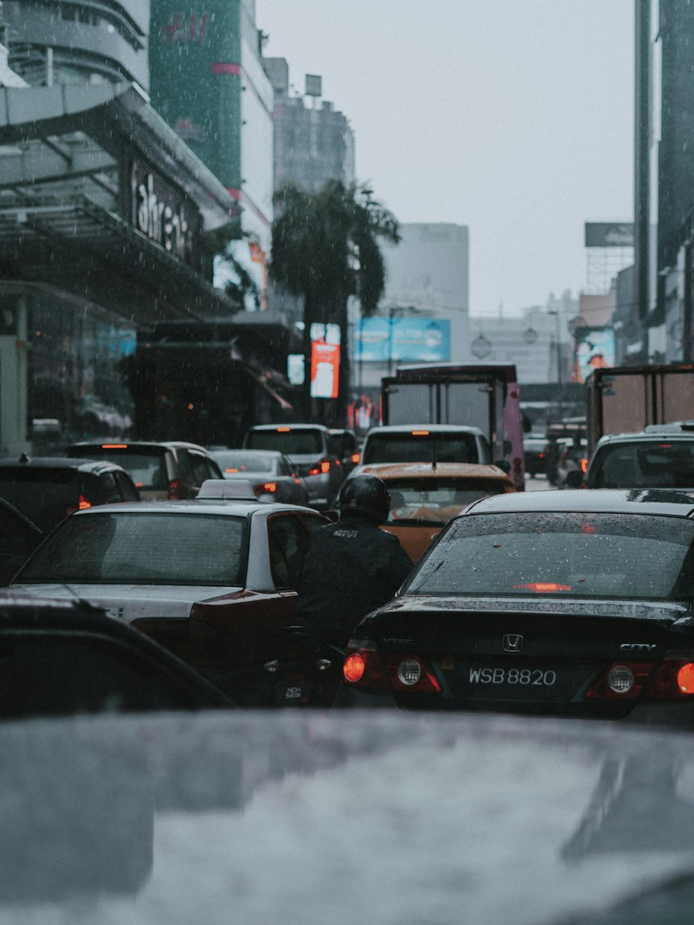 vehicle on street