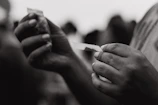 Hands folding the eco-friendly rolling tray corners, highlighting the waste-reducing design.