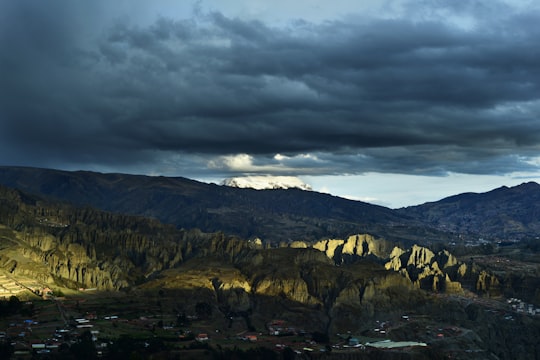 landscape photography of mountain in La Paz Bolivia