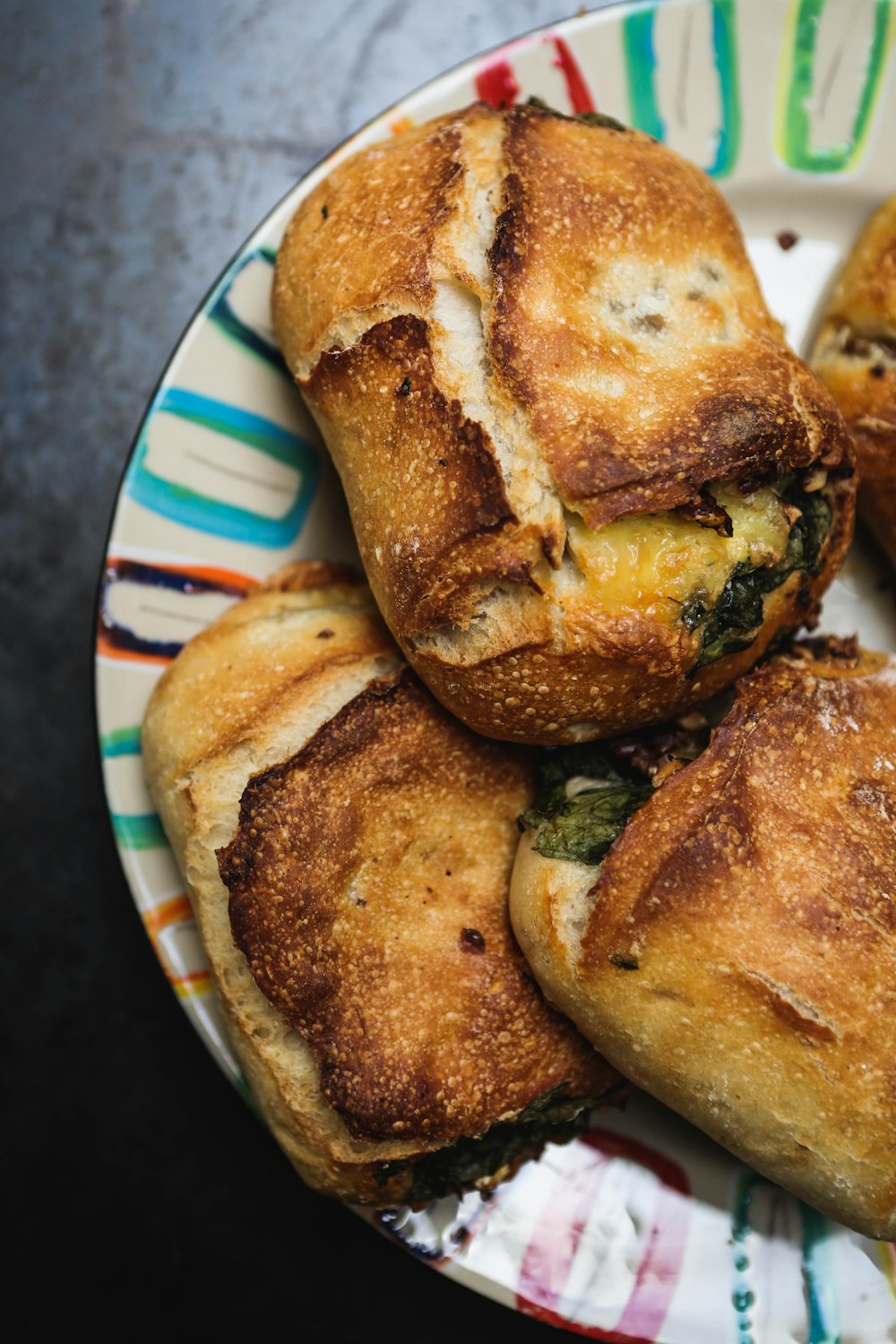 plate of bread