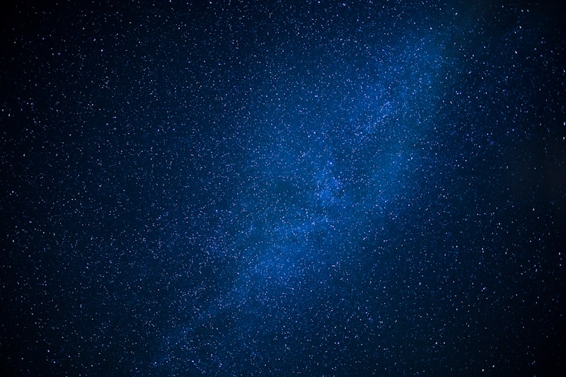 cielo nocturno estrellado