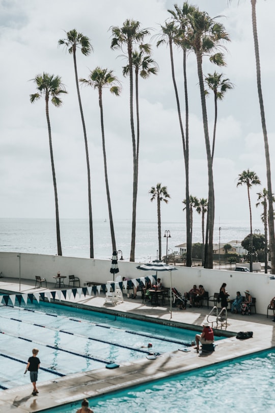 people near wall in San Clemente United States