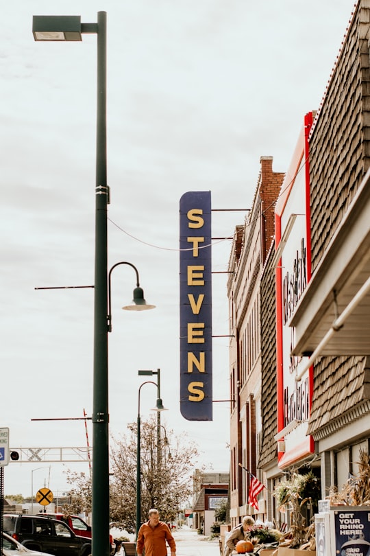 Stevens shop front in Hutchinson United States