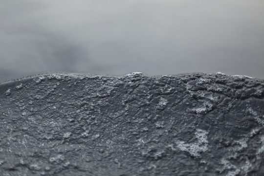 An animated fluid micro-interaction revealing event details on a translucent glass card.