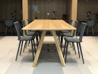 A well-organized workspace with contemporary office furniture.