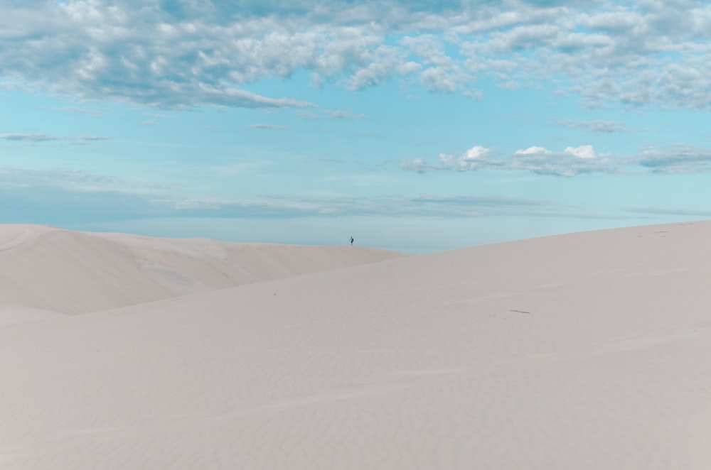 landscape photography of sand dunes