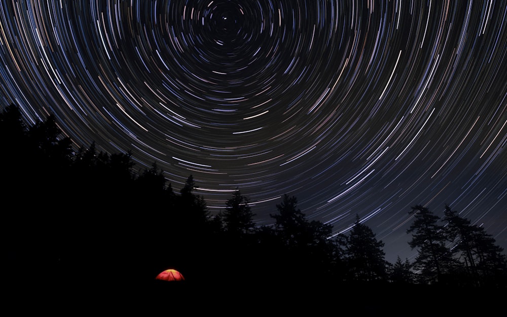 time lapse photography of milky way galaxy at night sky