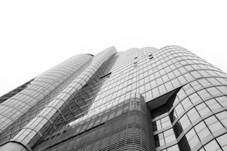 low-angle photography of high rise building