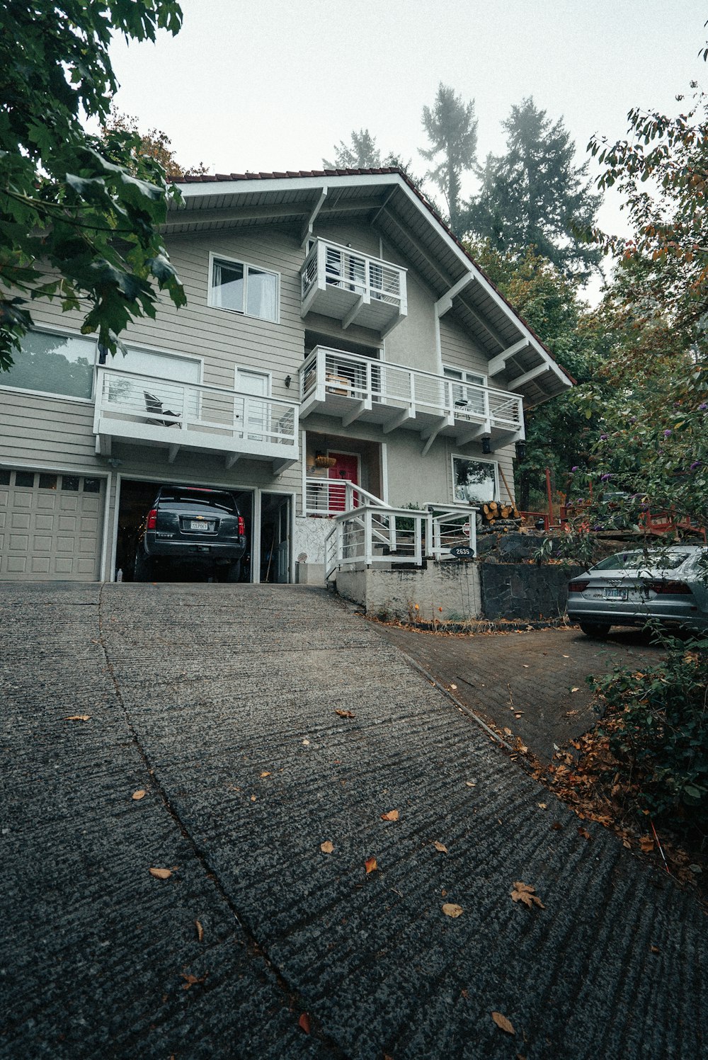 vehicle parking in garage