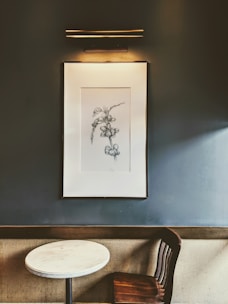 black flower sketch