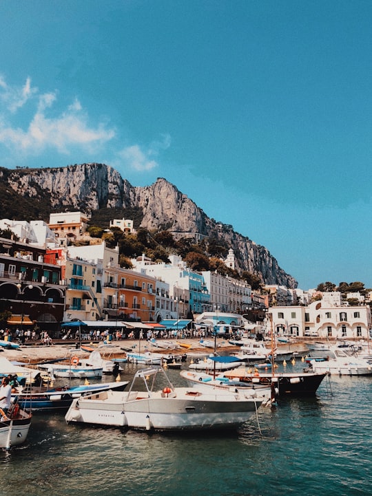canal houses during daytime in Capri Italy