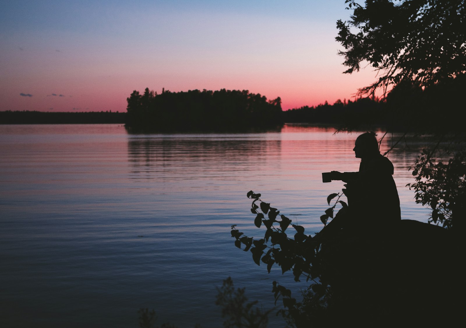 Canon EF 24-105mm F4L IS USM sample photo. Silhouette photo of man photography