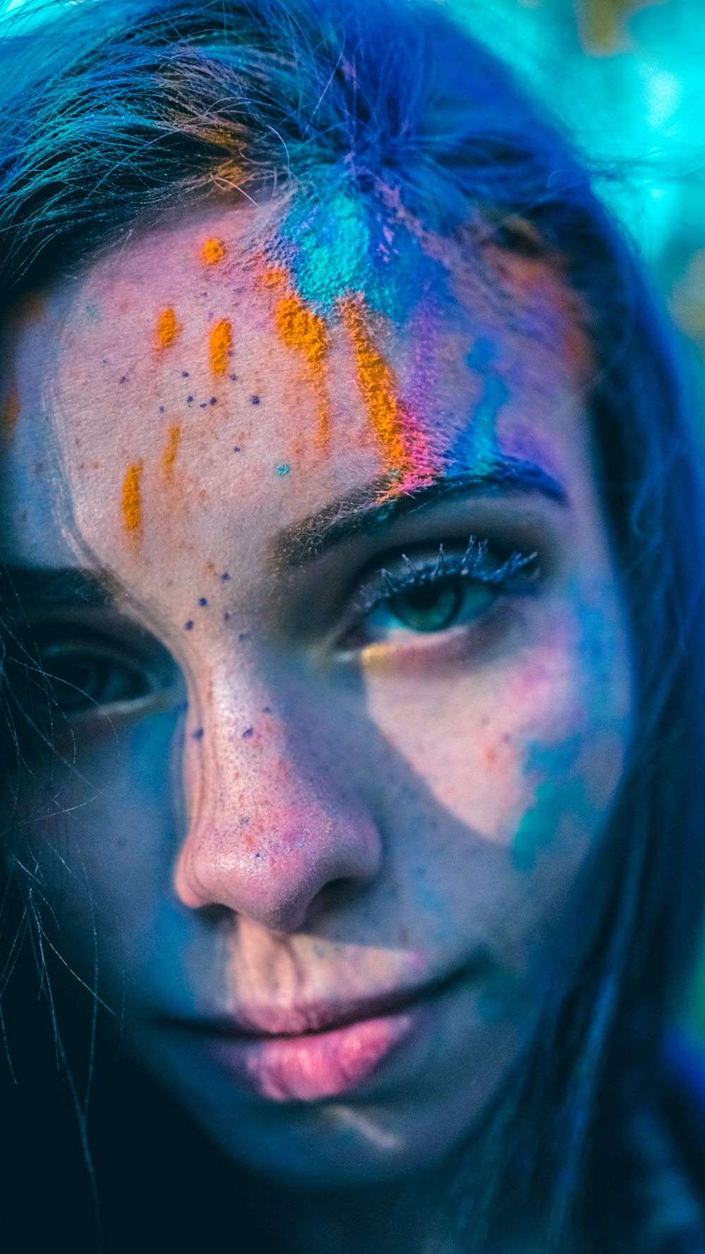 woman taking selfie