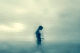 silhouette of man
