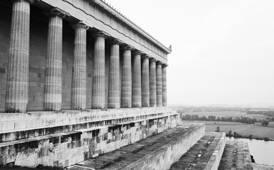 grey parthenon in Walhalla Germany