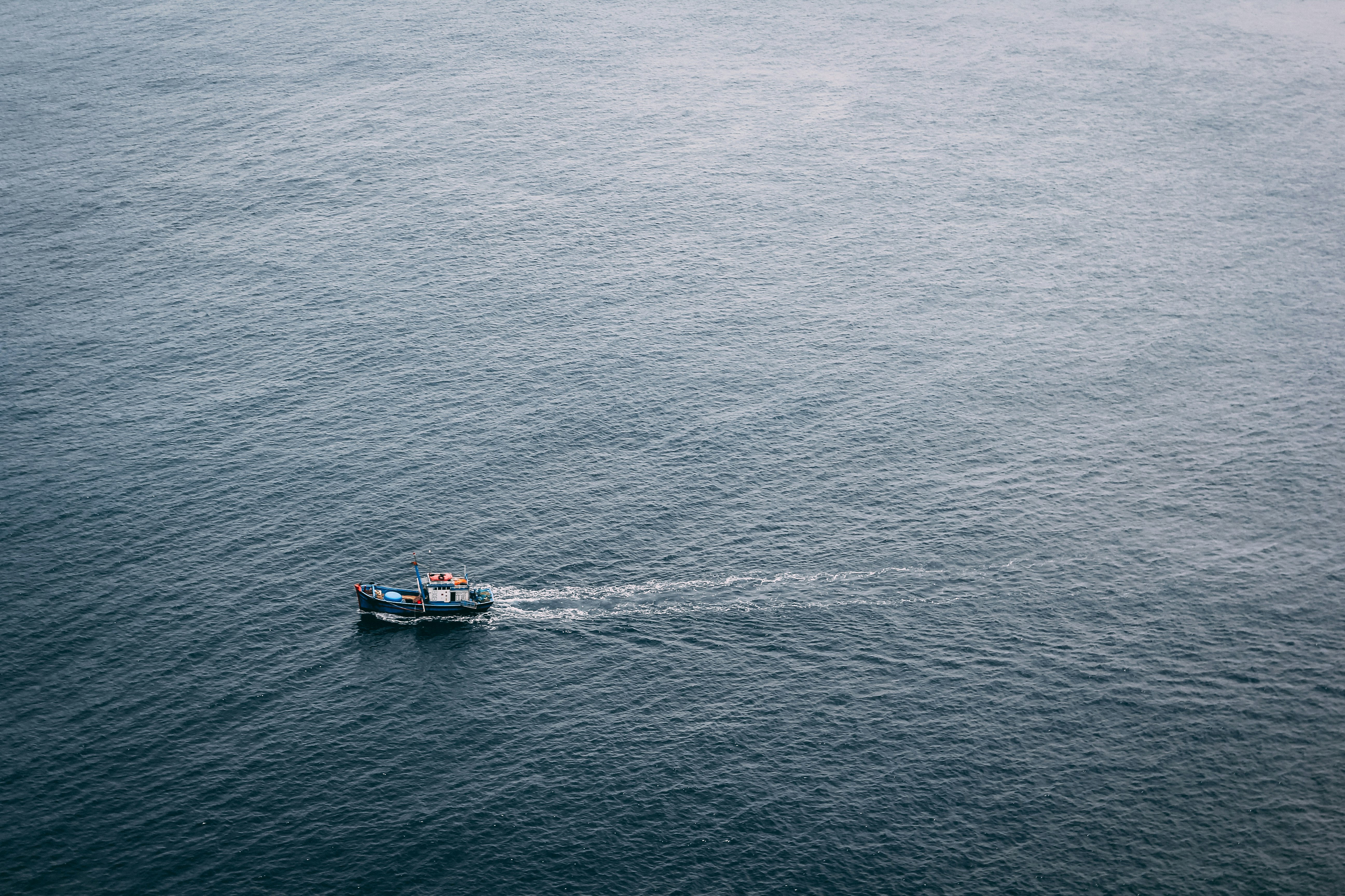 boat on ocean