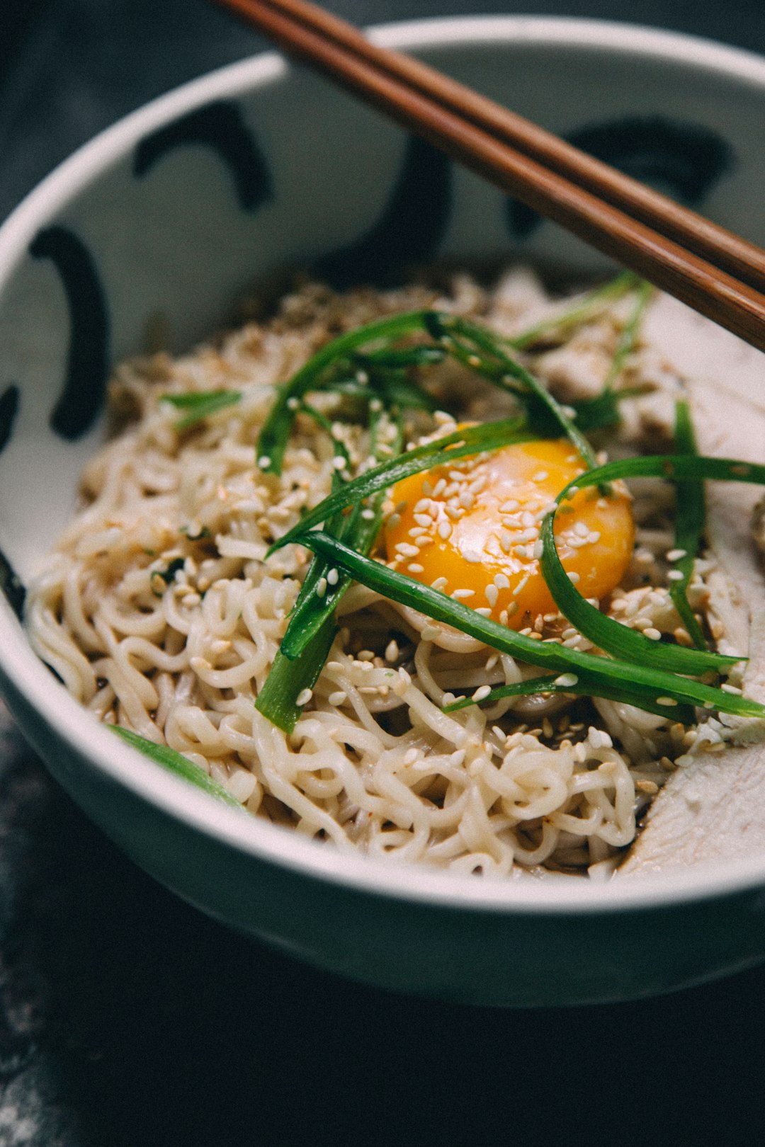 pasta on bowl