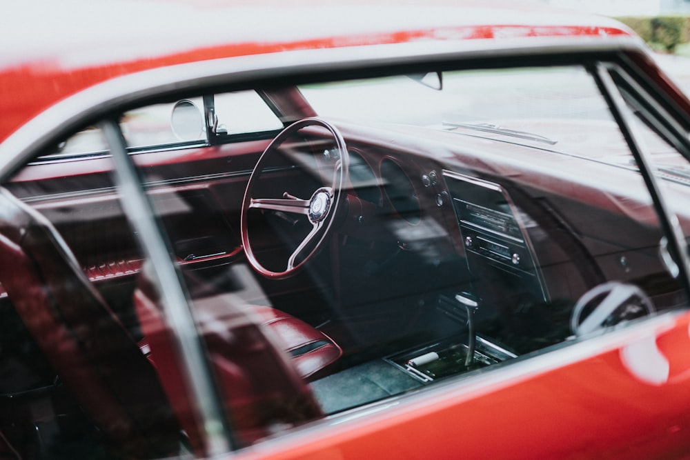 empty car interior