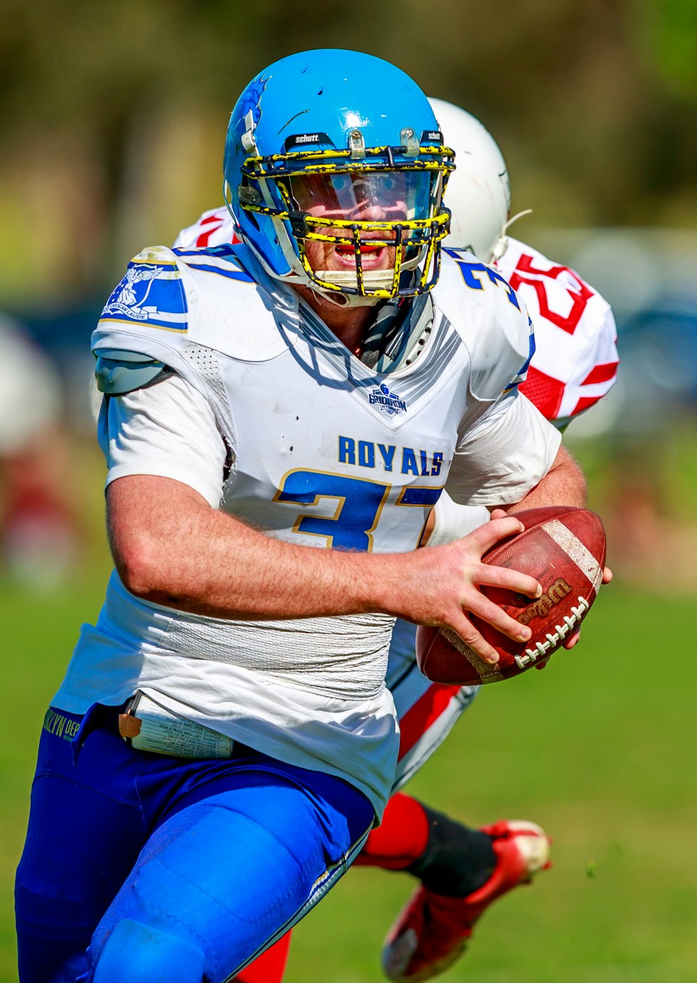 two men playing American football