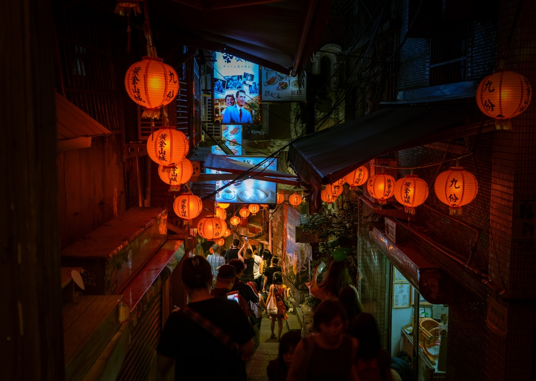 travelers stories about Town in Jiufen Old Street, Taiwan