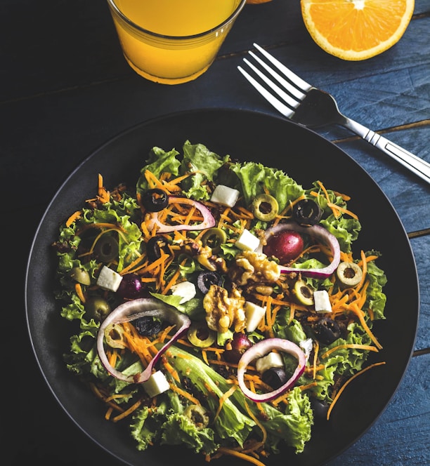 cooked food on black bowl