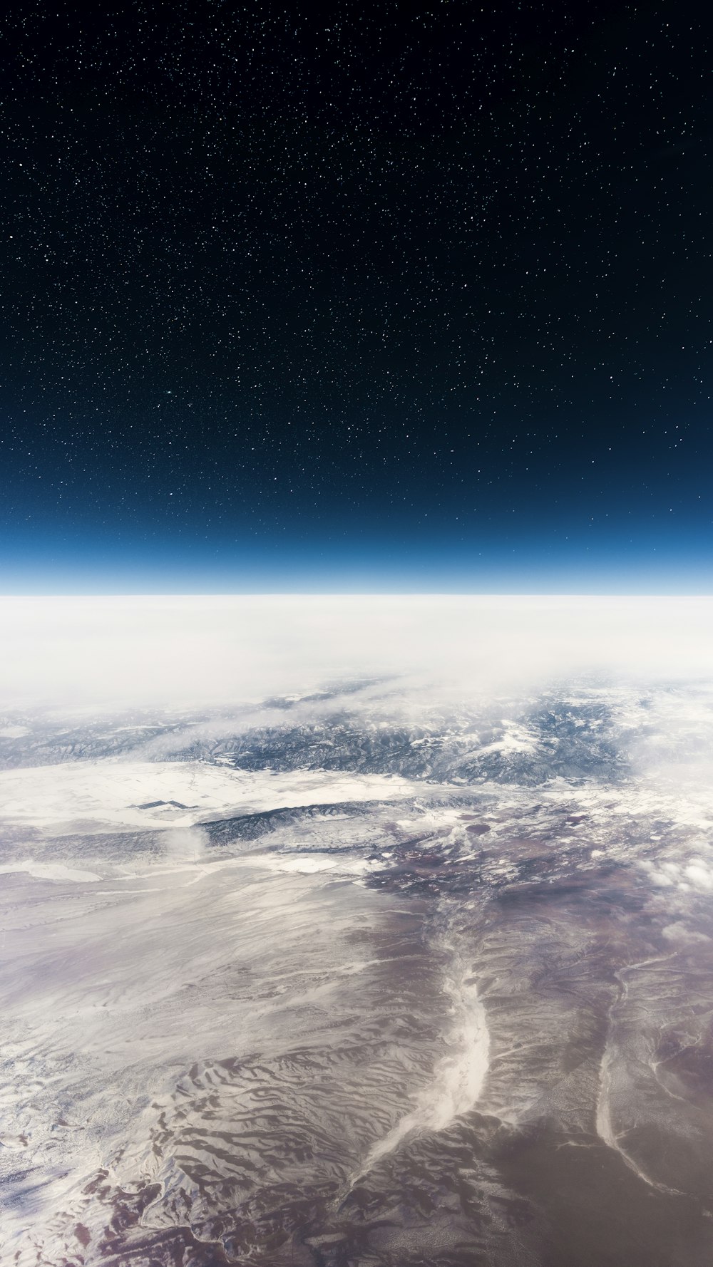 Vue de la Terre dans l’espace extra-atmosphérique