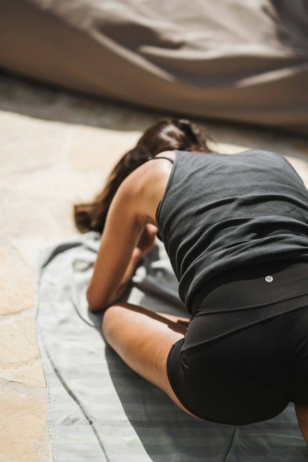 woman laying down