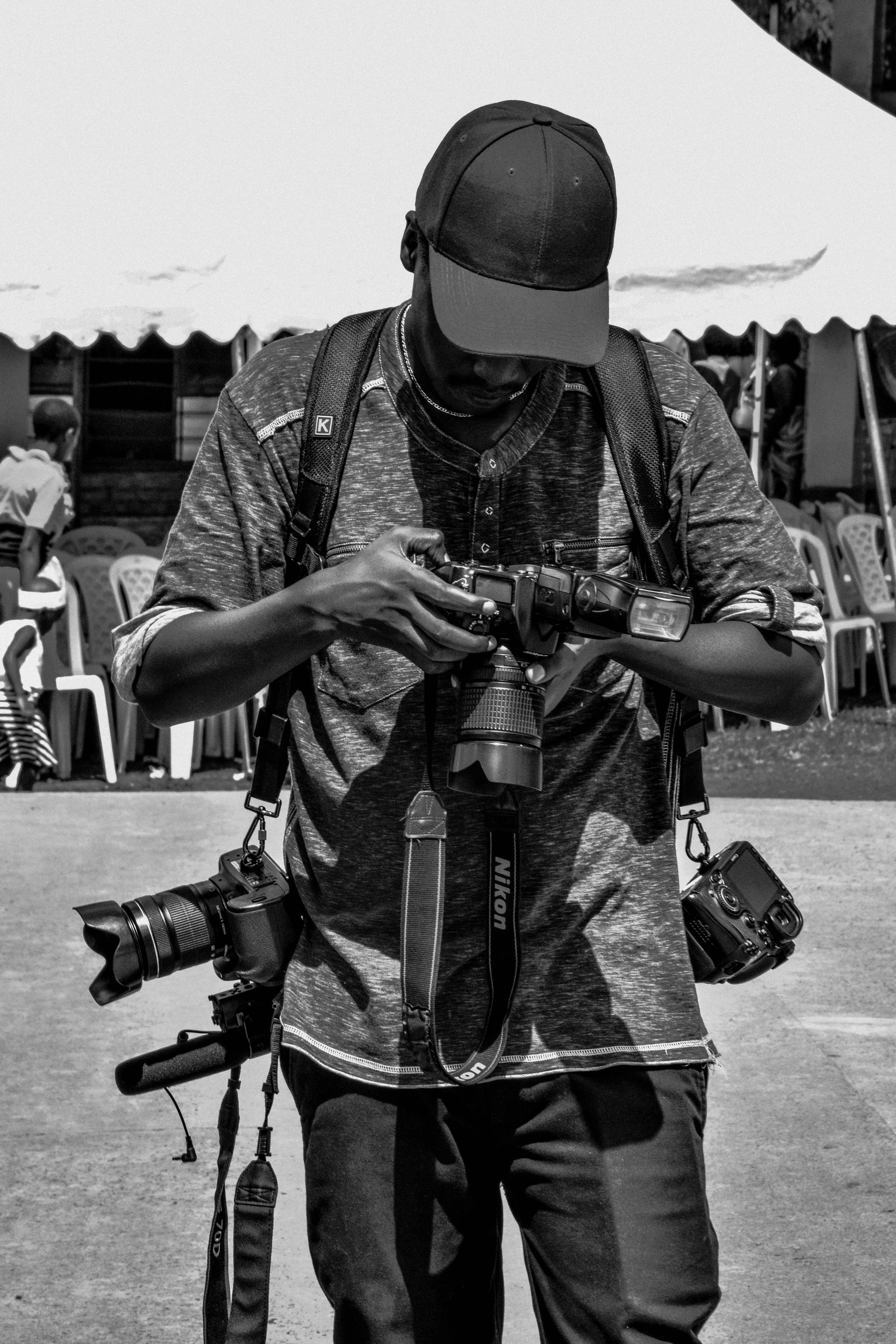 The man With Cameras