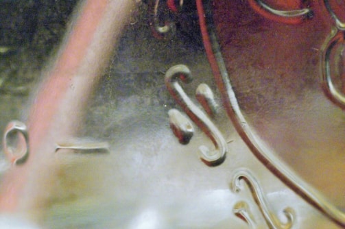 A close-up of intricate graphic designs.