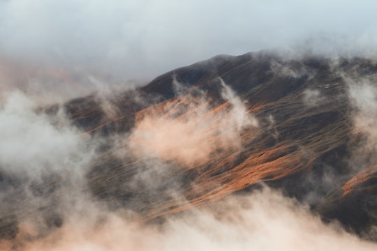 mountains in Roys Peak New Zealand