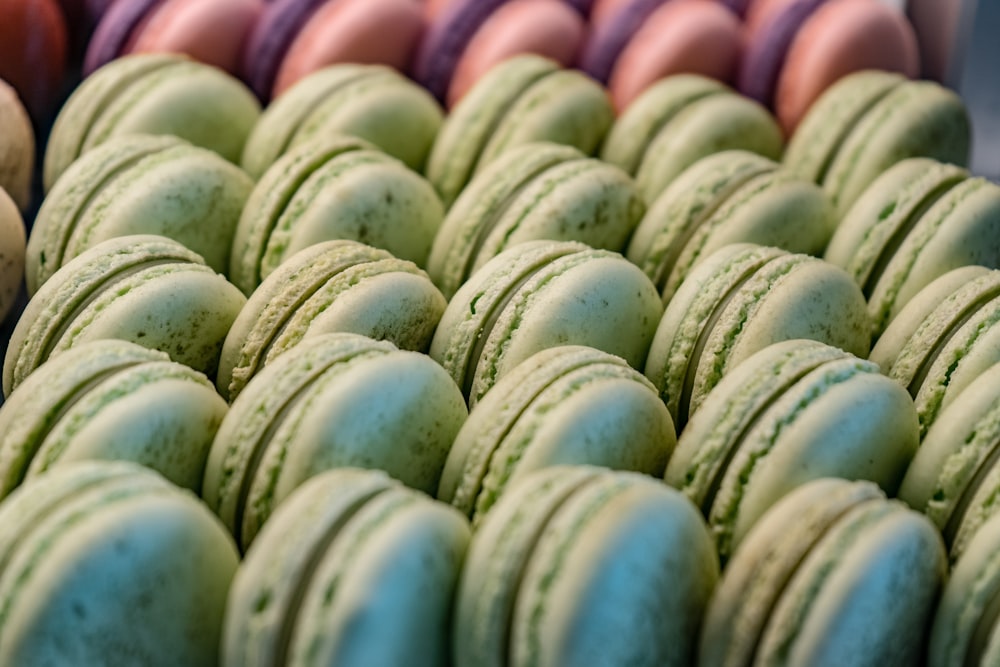 pile of French macaroons