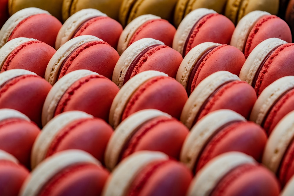 lot of French macaroons