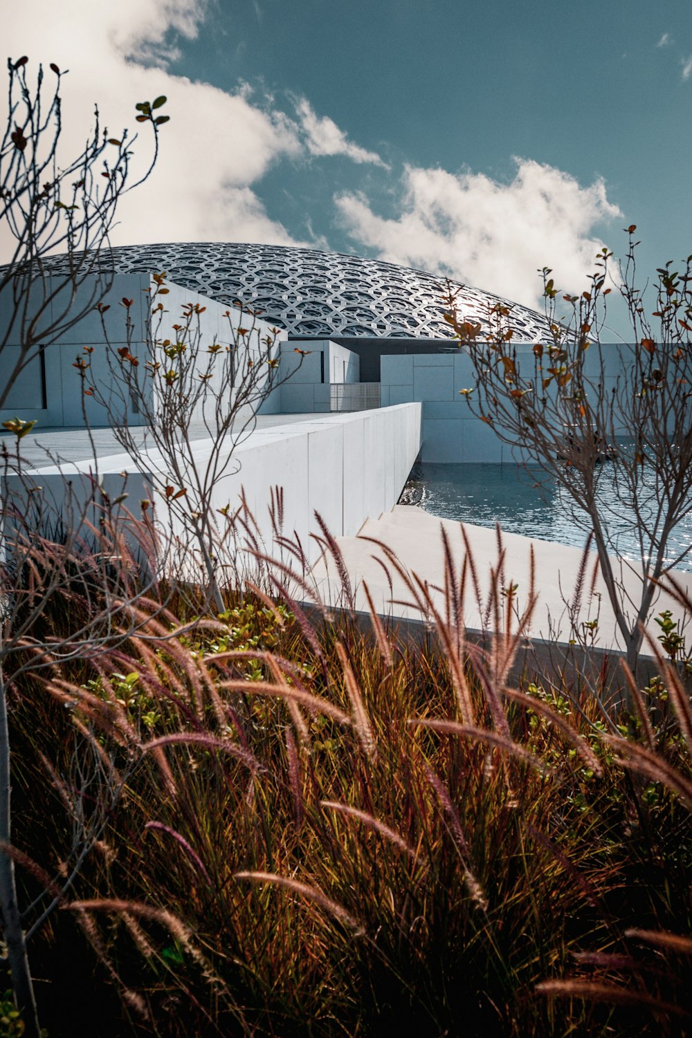 white concrete building