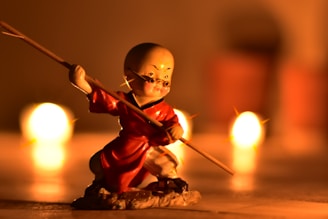 Sun Go Kong casting a protective magical circle glowing with energy.