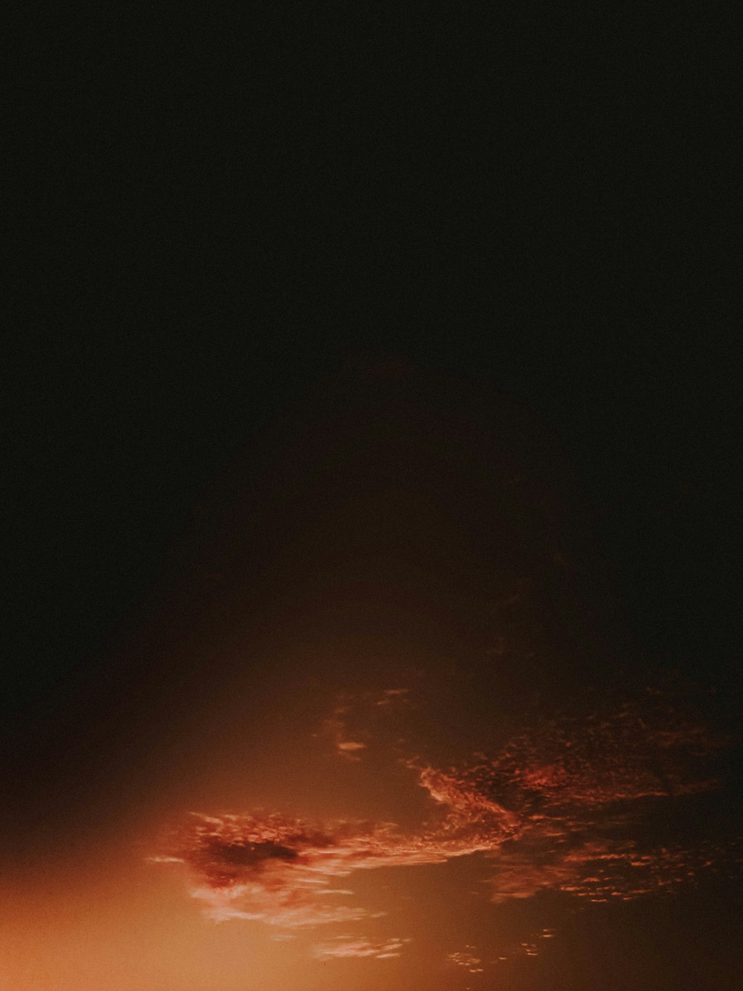 orange sky illustration