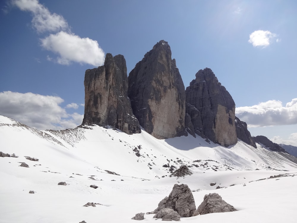 gray rock formation