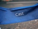 blue Cast-printed garment