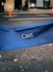 blue Cast-printed garment