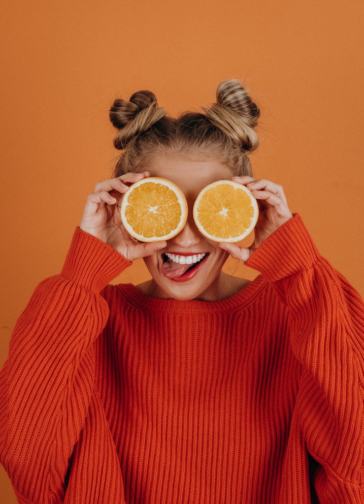 Burnt Orange Knit Sweater