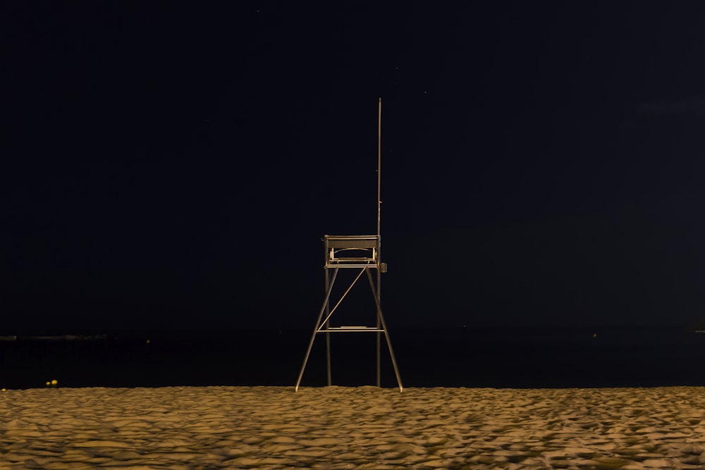 lifeguard post in seashore