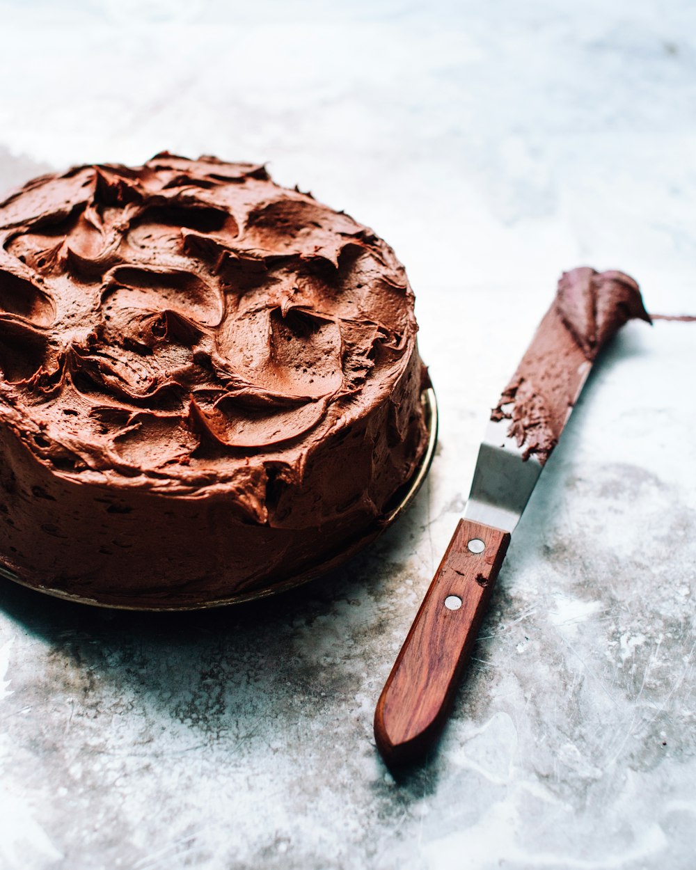 pastel de chocolate