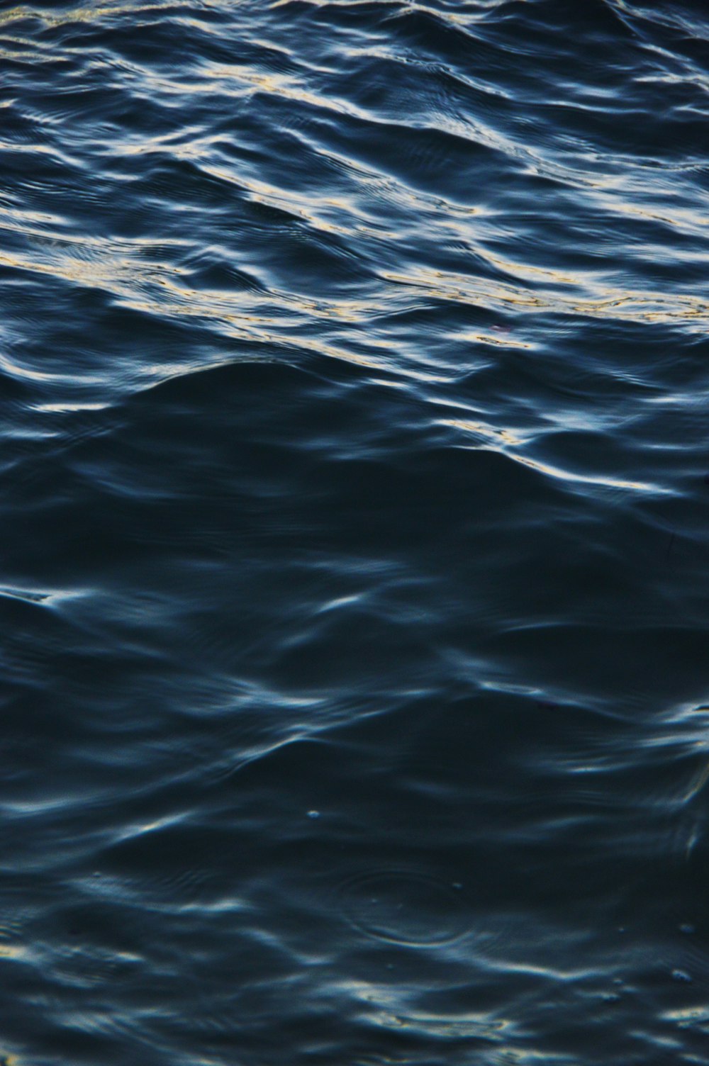 Eau ondulée bleue