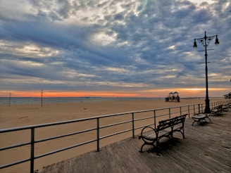 Sunset view over Ponto Beach where the park will soon bloom with life.