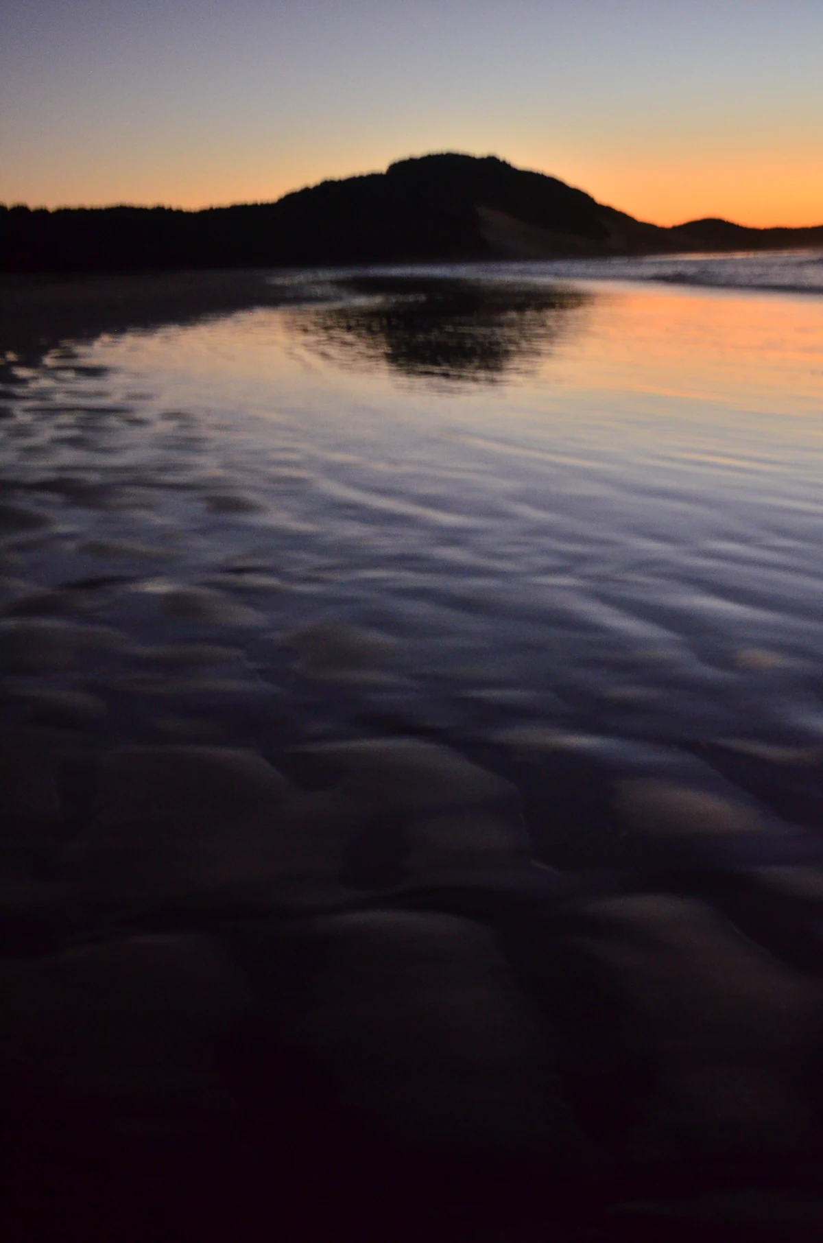 Calm body of water
