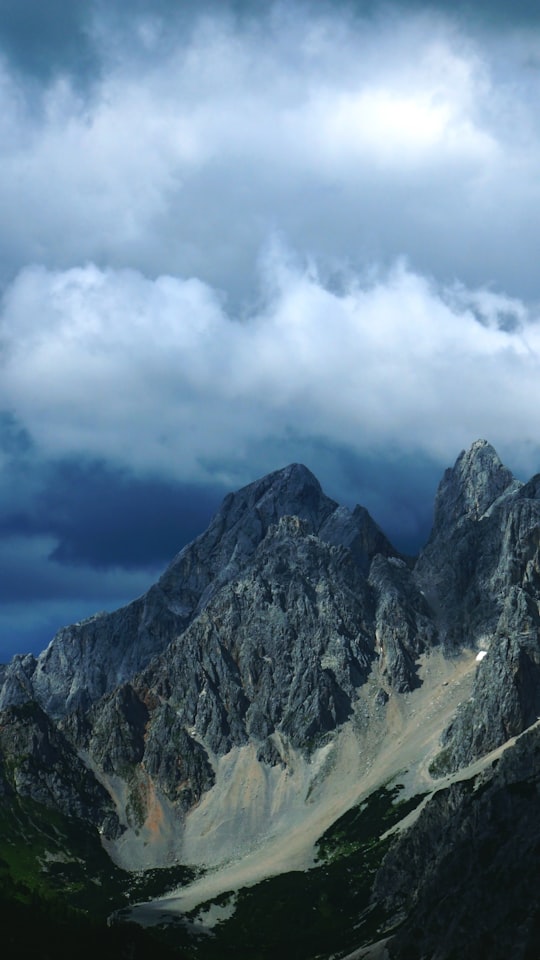 gray mountain in Schladming Austria