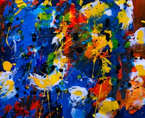 Blue Gold Burst