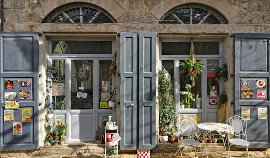 gray wooden doors in Douma Lebanon