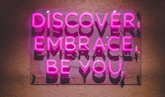 discover embrace be you wall decor